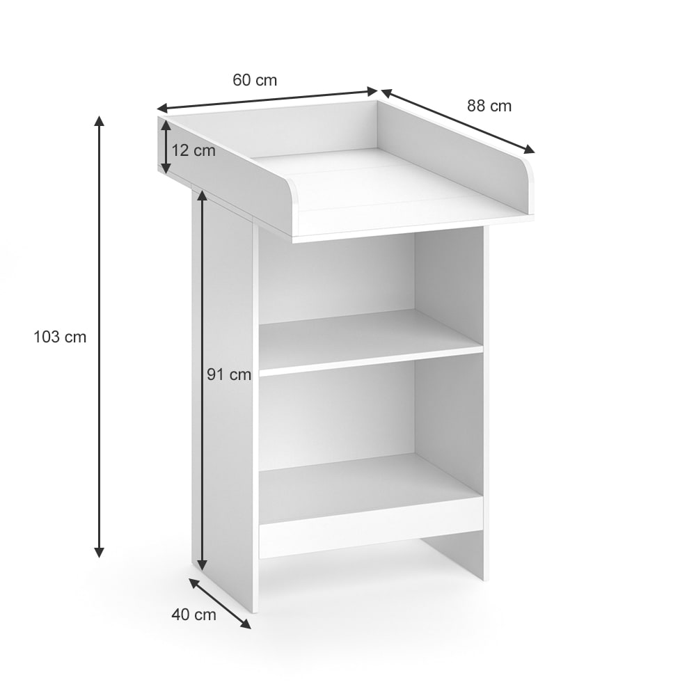 Wickelkommode, Weiß 60 x 103cm - Maisons Du Monde