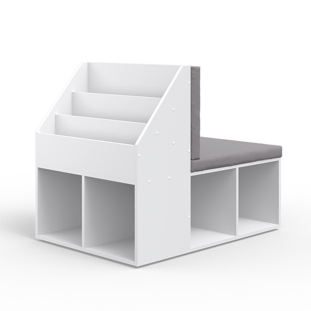 Vicco Kinderregal, Weiß 97.1 x 78.4cm style modern WEISS SPANPLATTE Kinder