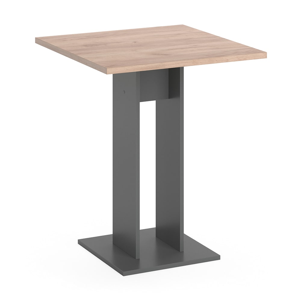 Vicco Esstisch Anthrazit 65x78cm style modern Grau Spanplatte
