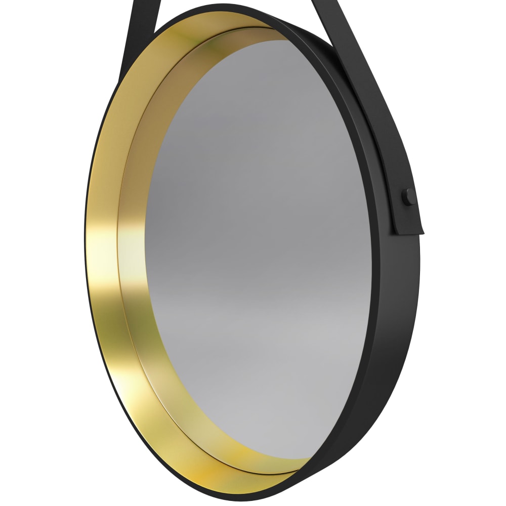 Miroir salle de bains en aluminium dorã© 3x50x50cm — vue 4