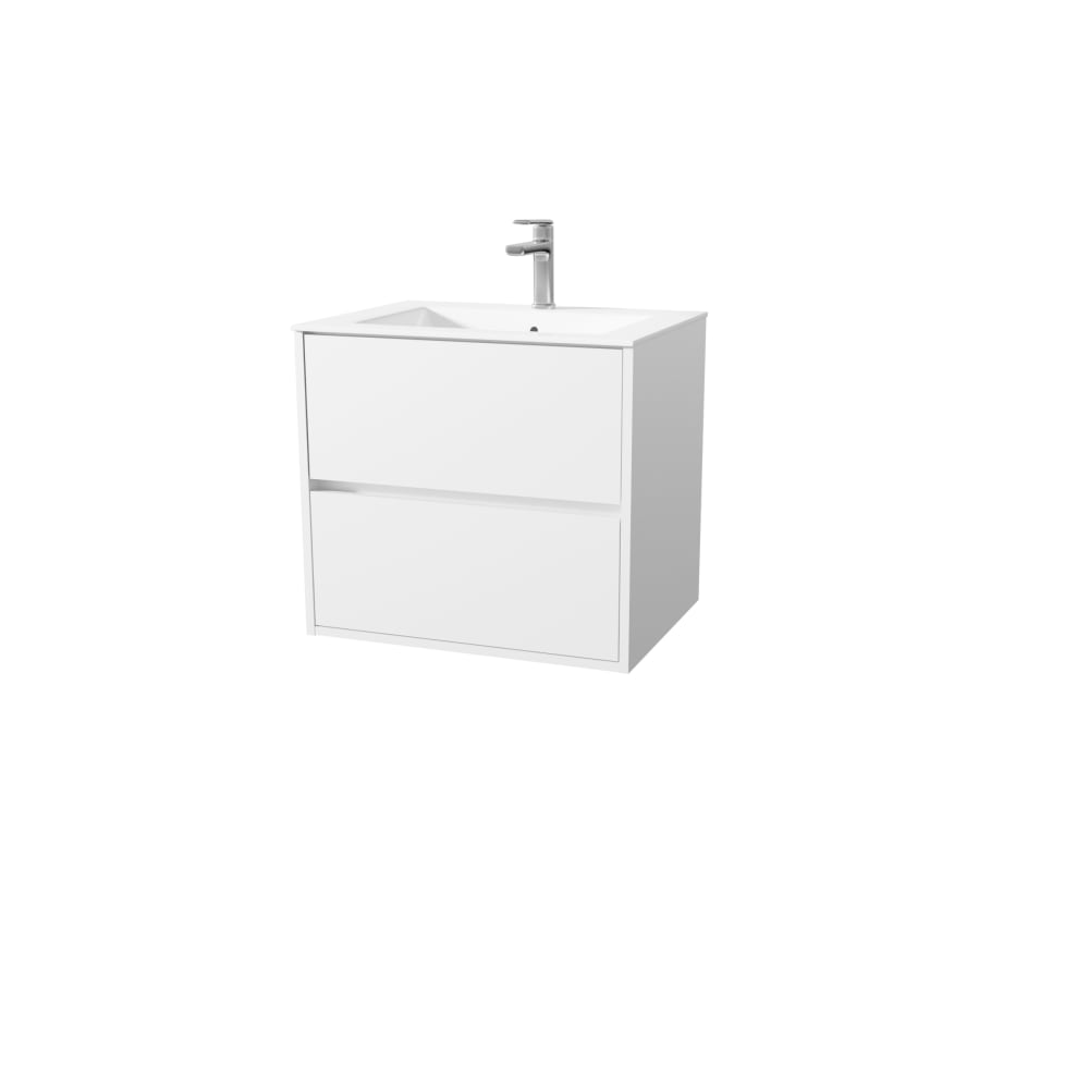 meuble salle bains - blanc
