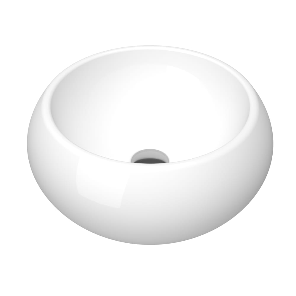 Vasque Ã poser en rÃ©sine blanche