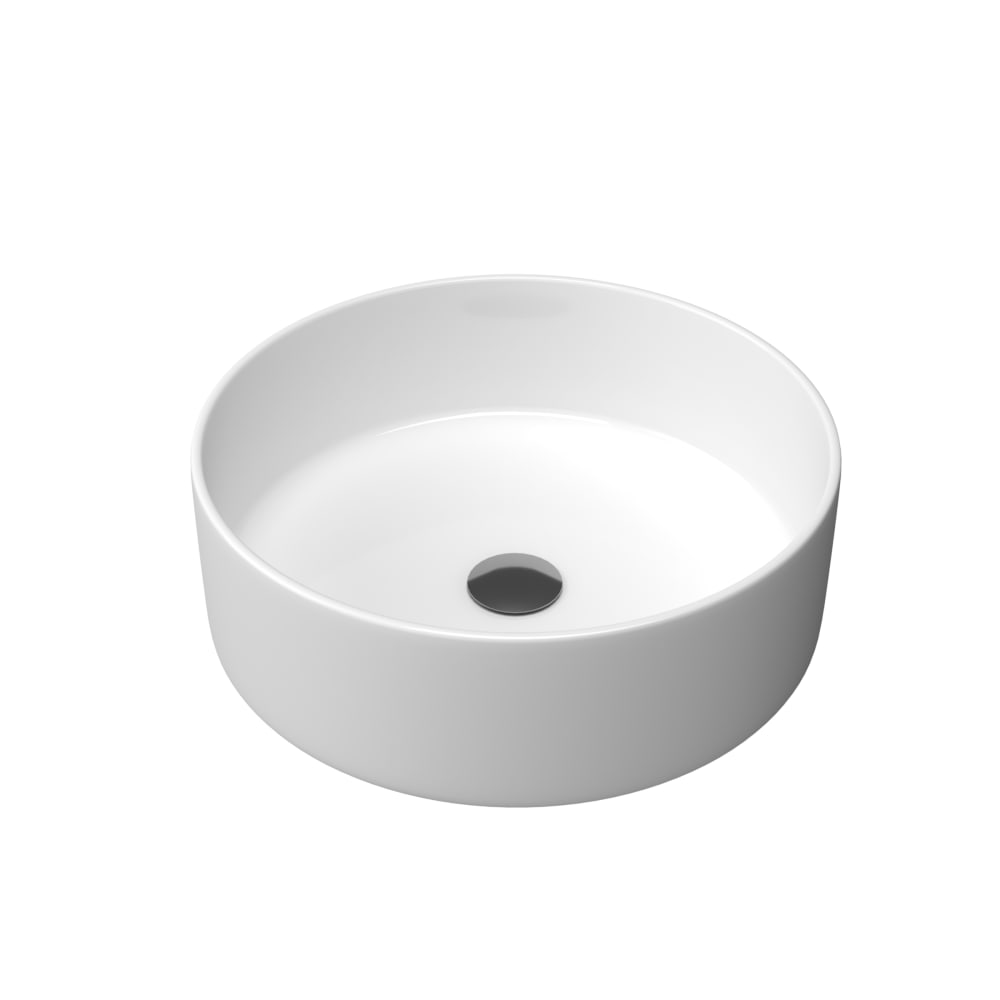 Vasque Ã poser en rÃ©sine blanche