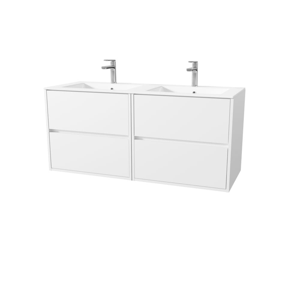 meuble salle bains - blanc