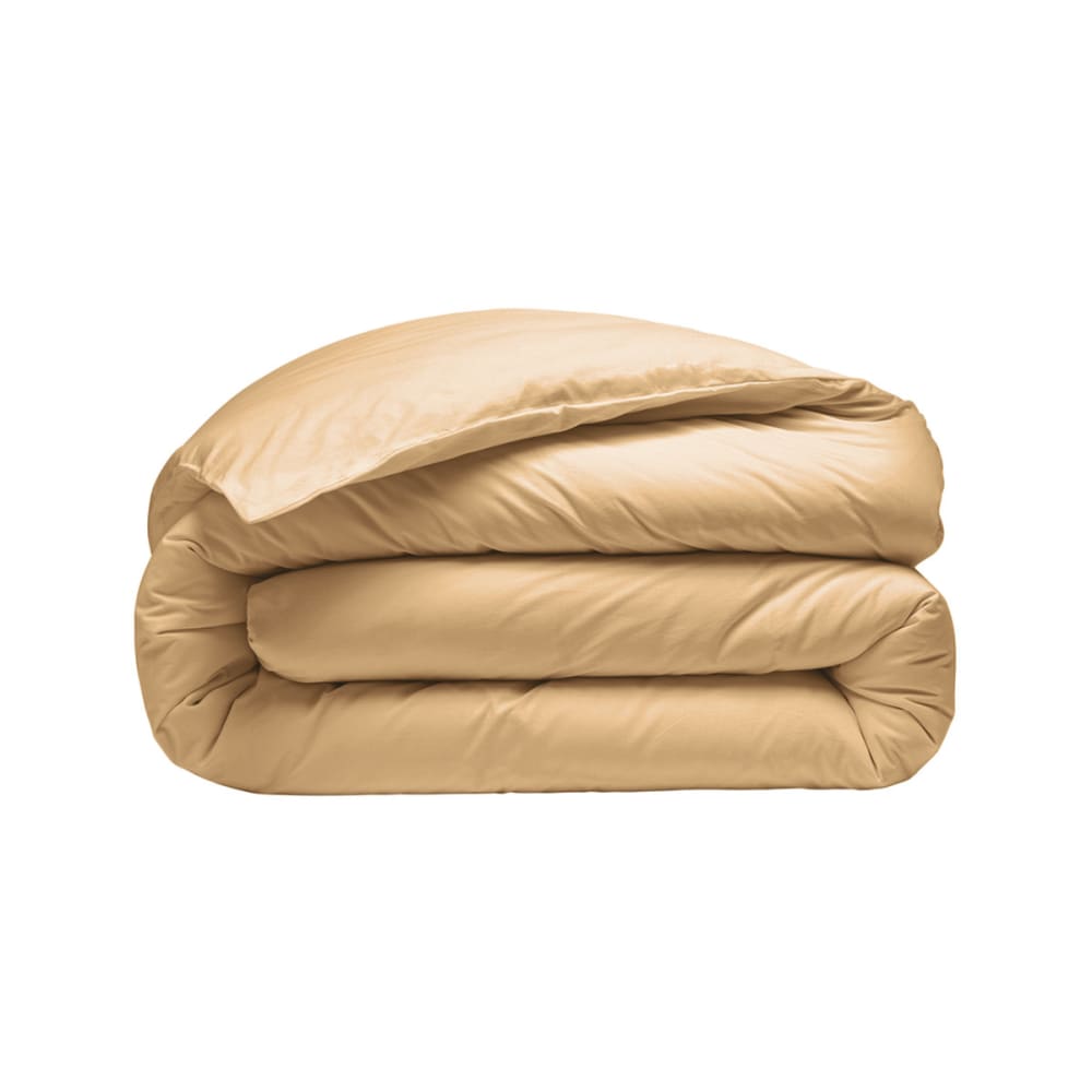 Parure de lit avec 2 taies carrées coton 57 fils moka 260x240 cm — vue 4