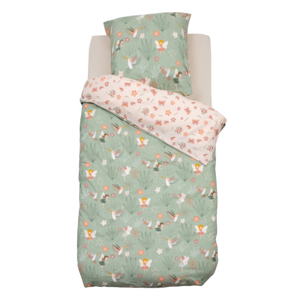 Parure de couette 100% coton 57 fils imprimée 140x200cm 1 taie (Decoratie) - Image 1