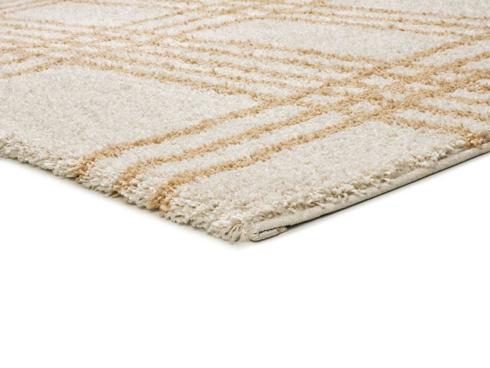 Tapis shaggy beige 80x150 cm — vue 4