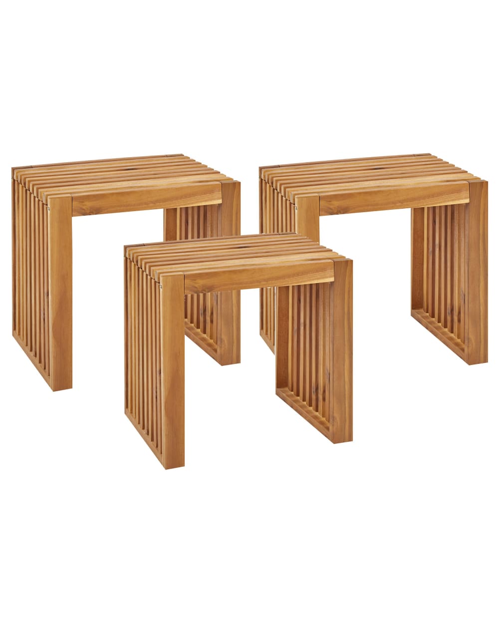 lot de 3 tabourets d'extérieur