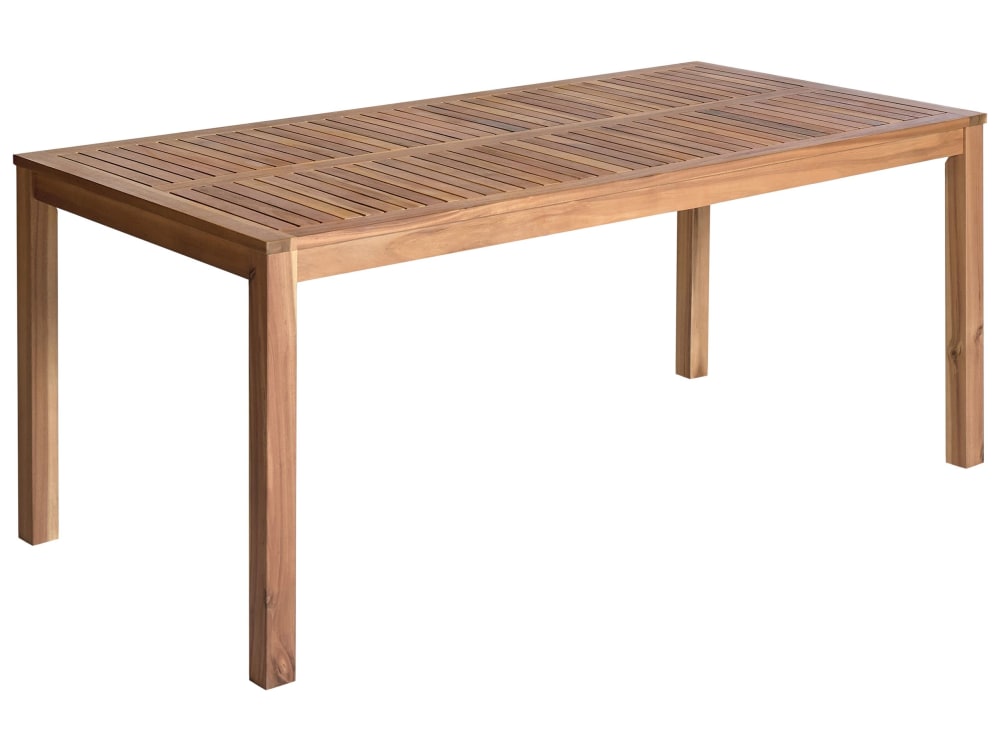 Table de jardin 8 personnes en bois d'acacia certifié fsc® marron