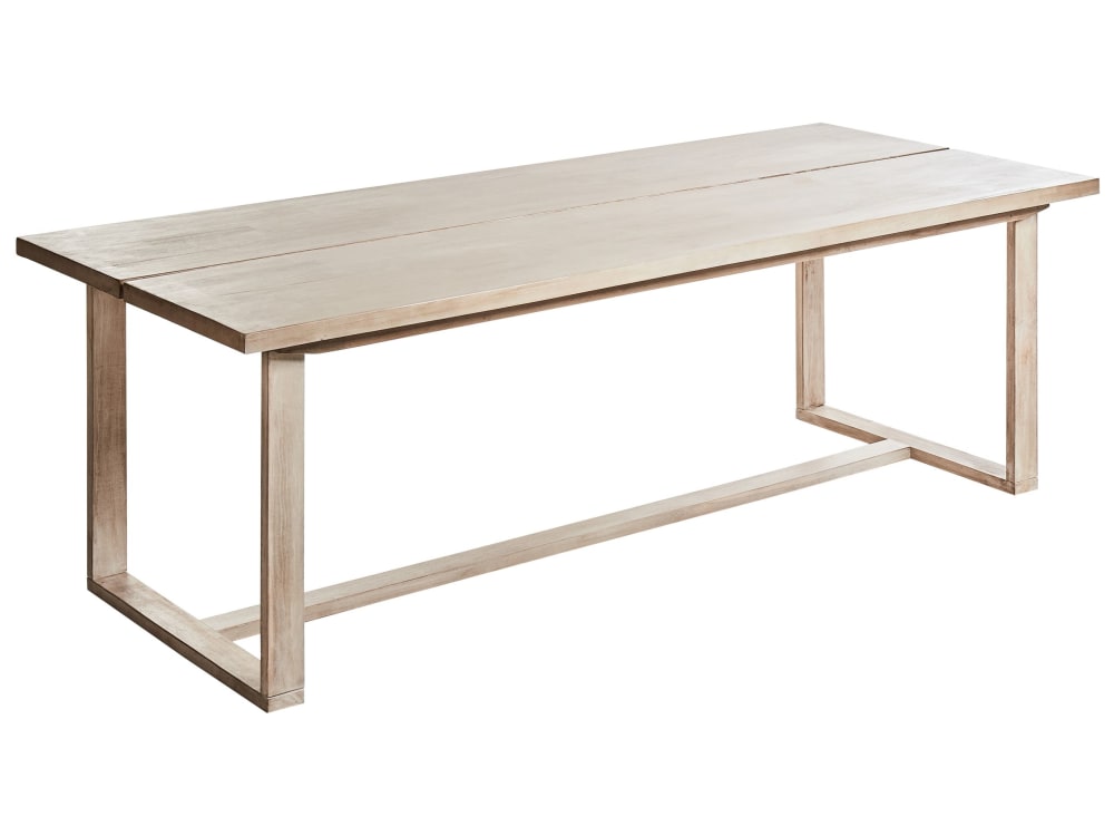 Table de repas 6 personnes en bois d'acacia marron