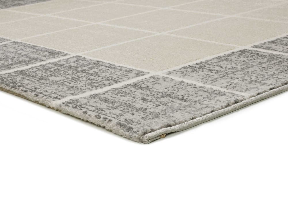 Tapis à relief beige/gris 80x150 cm — vue 4