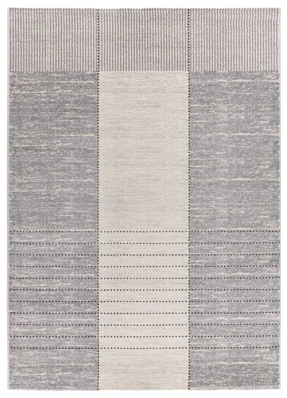 Tapis moderne gris/beige 80x150 cm
