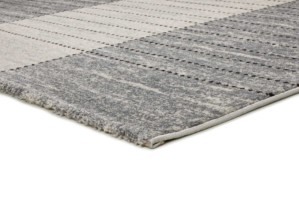Tapis moderne gris/beige 80x150 cm — vue 4