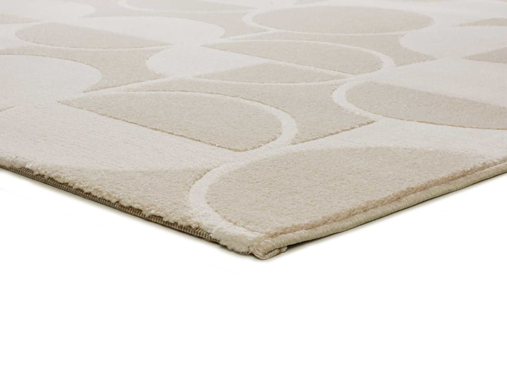 Tapis à relief blanc/beige 160x230 cm — vue 4