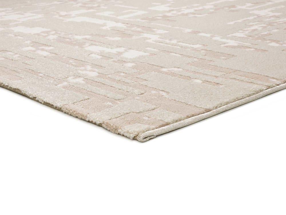 Tapis à relief moderne beige 160x230 cm — vue 4