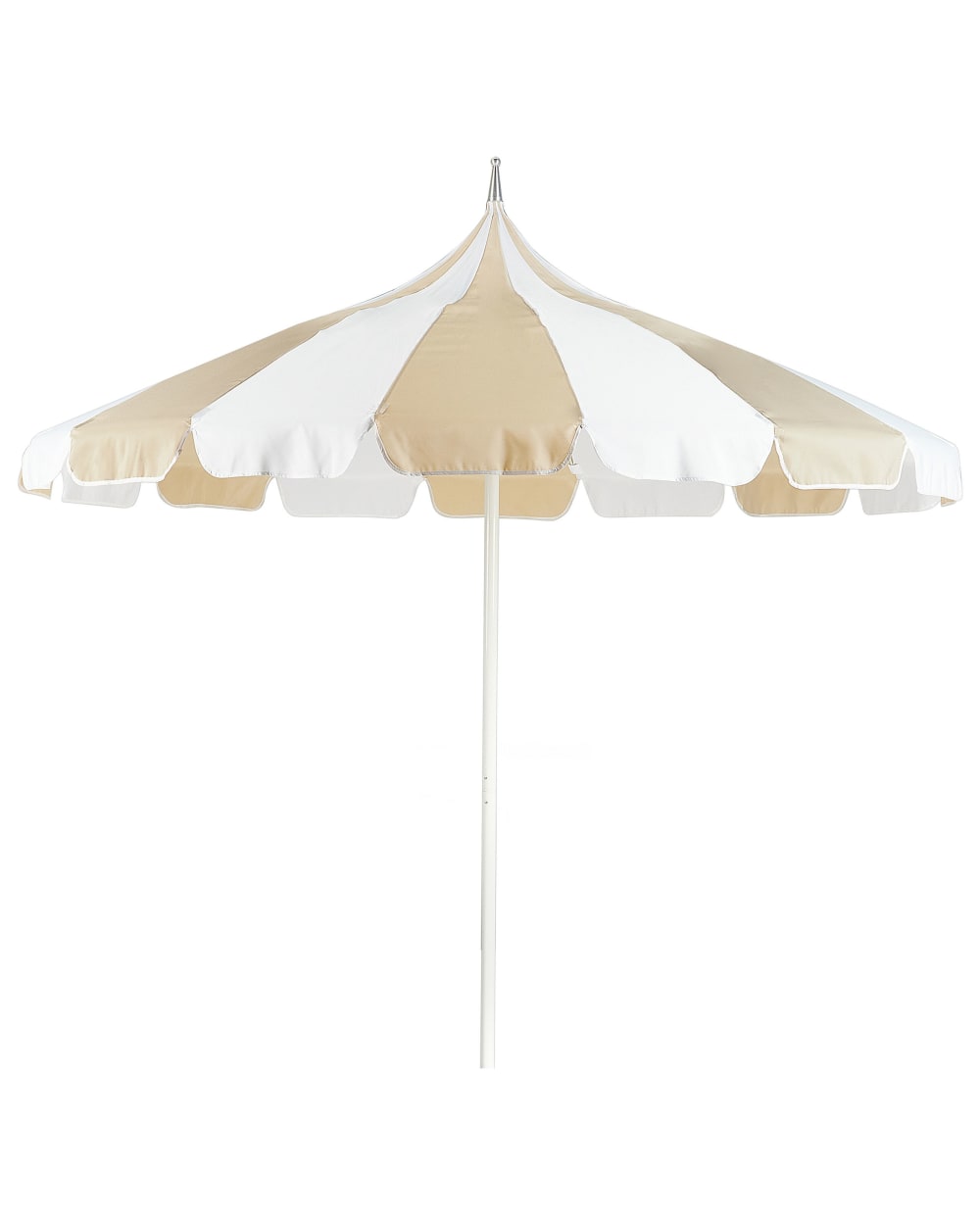 Parasol d'extérieur 245 cm blancbeige