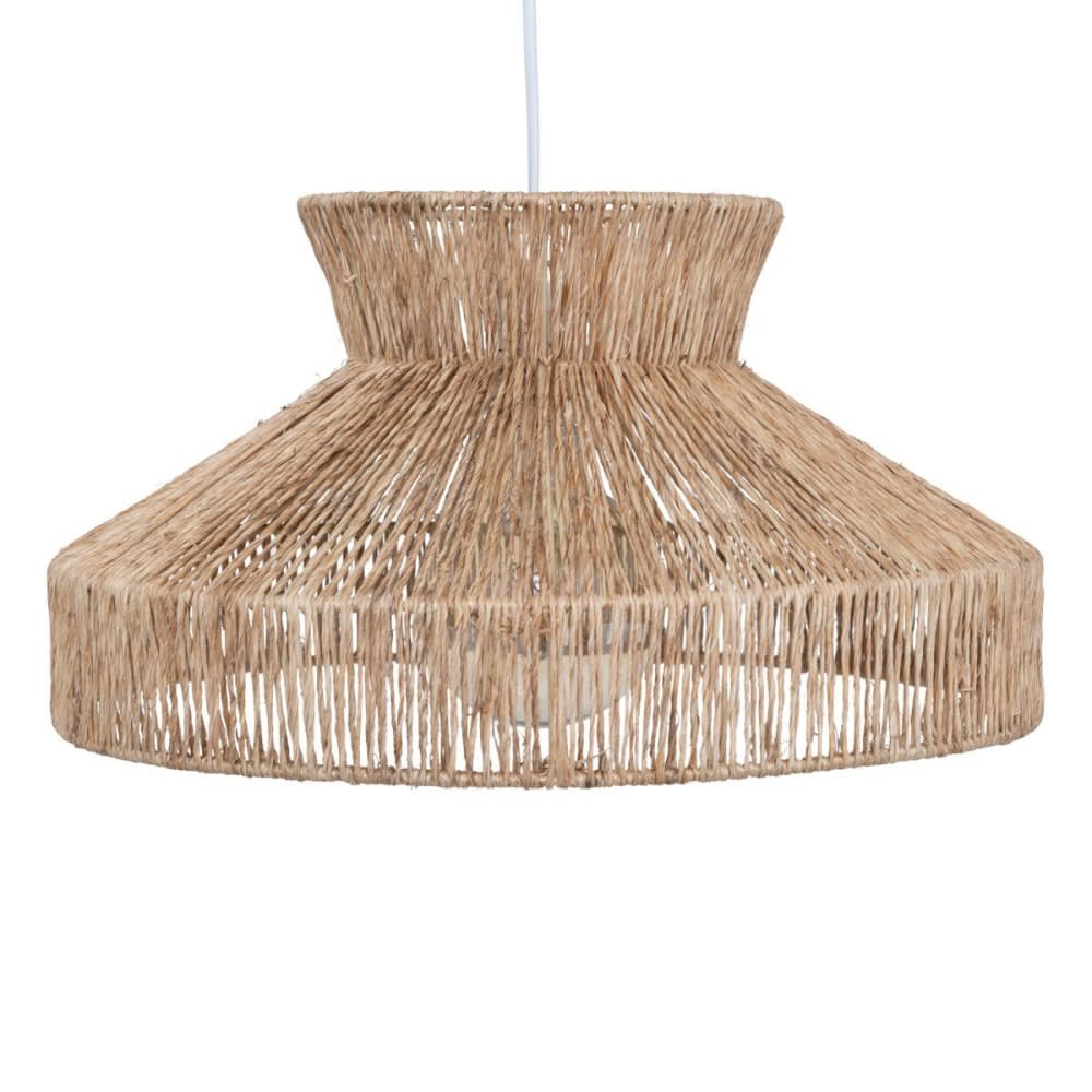 Suspension en métal et jute diamètre 38 cm