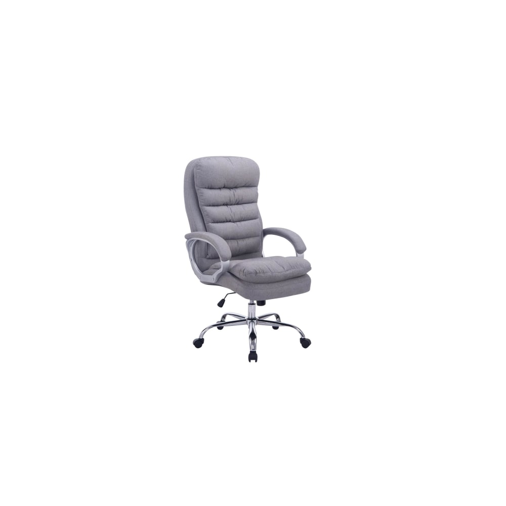 Chaise de bureau réglable pivotante en stoff Gris