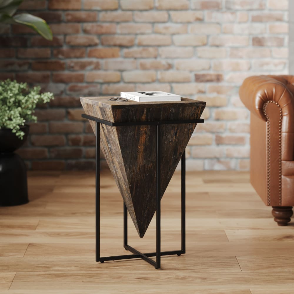Großer Beistelltisch aus Holz und Metall - Maisons Du Monde