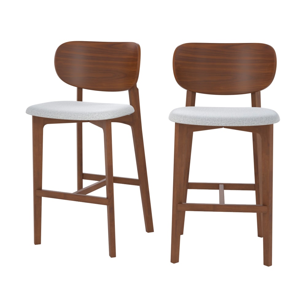 lot de 2 chaises pour - bois clair