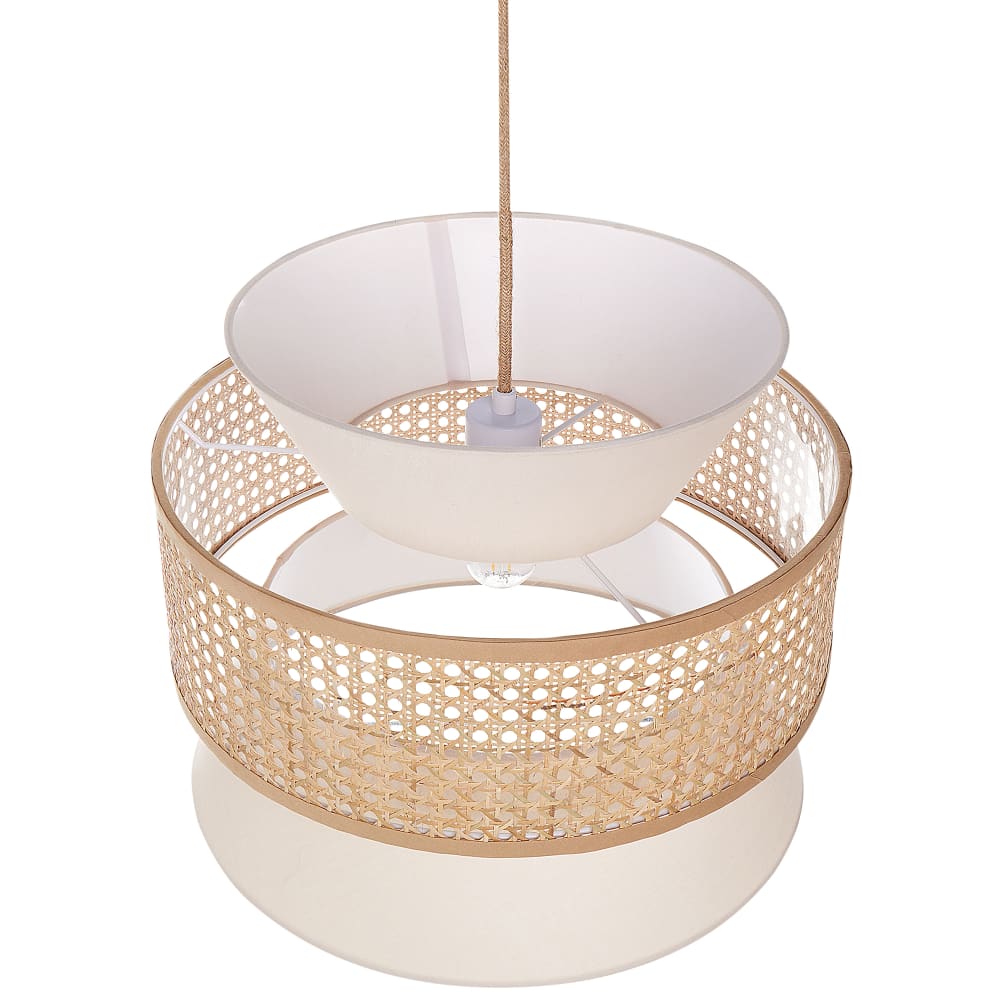 Suspension d’intérieur rotin beige — vue 4