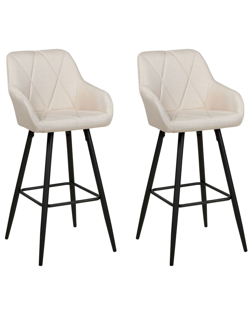 Lot 2 chaises bar - clair
