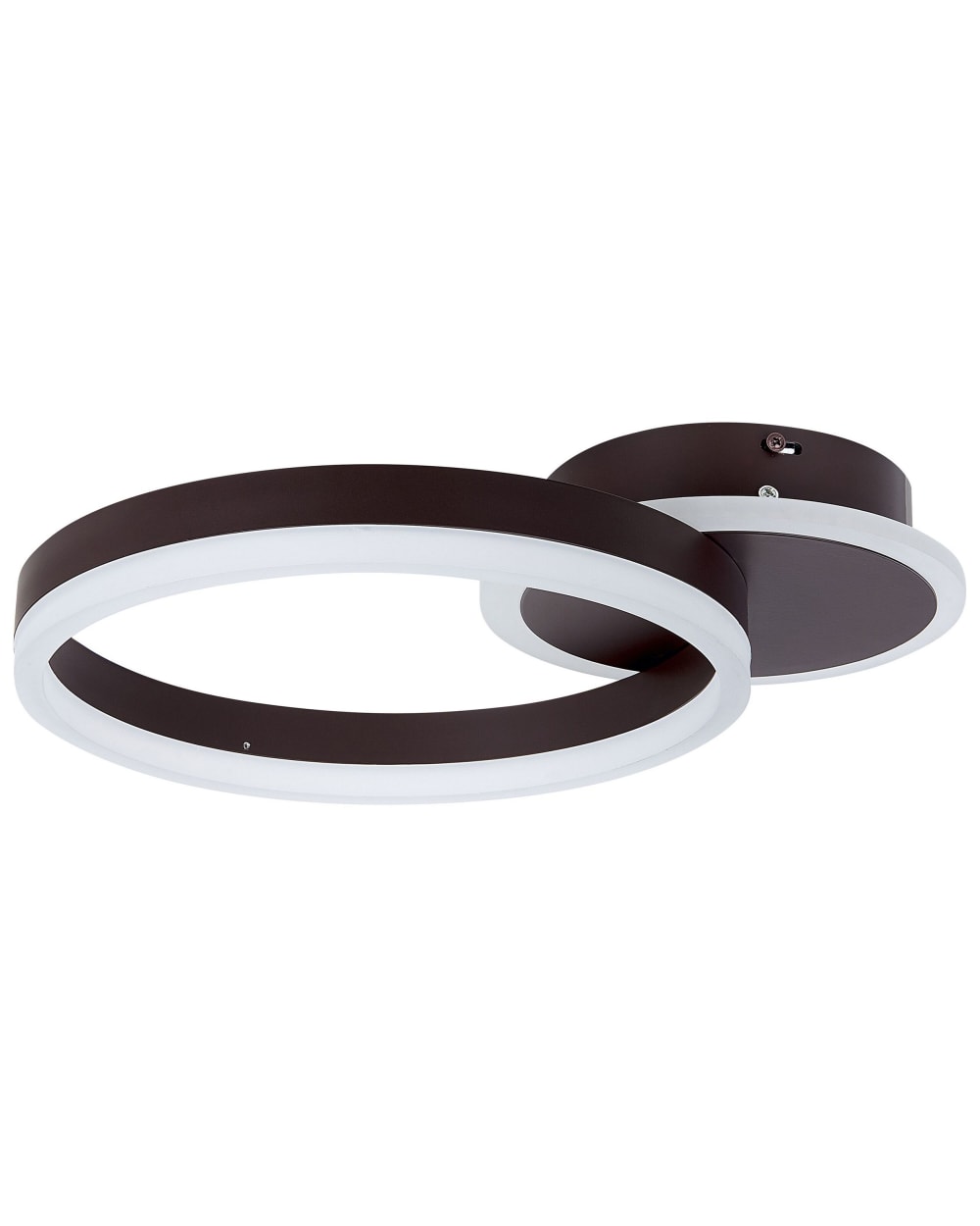 Beliani LED Deckenleuchten aus Metall 9cm, braun style industrial - Aluminium