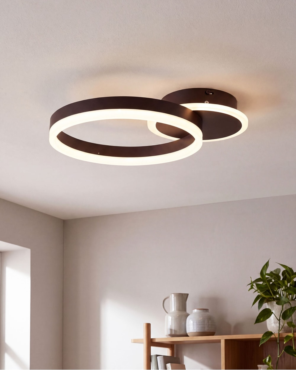 LED Deckenleuchten aus Metall 9cm, braun - Maisons Du Monde