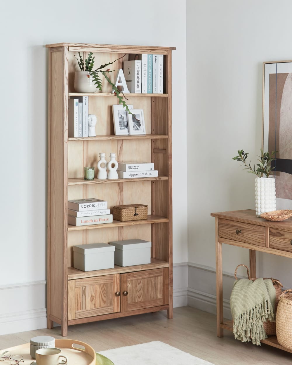 Bibliothèque 179 cm sassafras marron