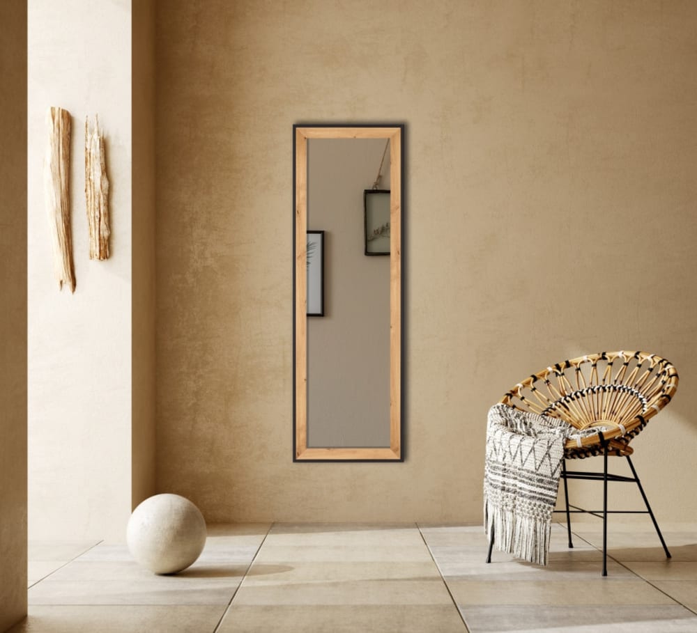 Miroir déco design en bois