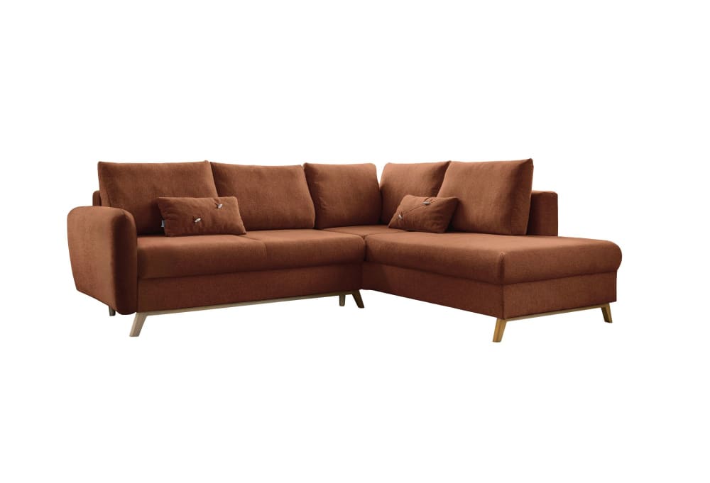 Canapé d'angle 6pl convertible,