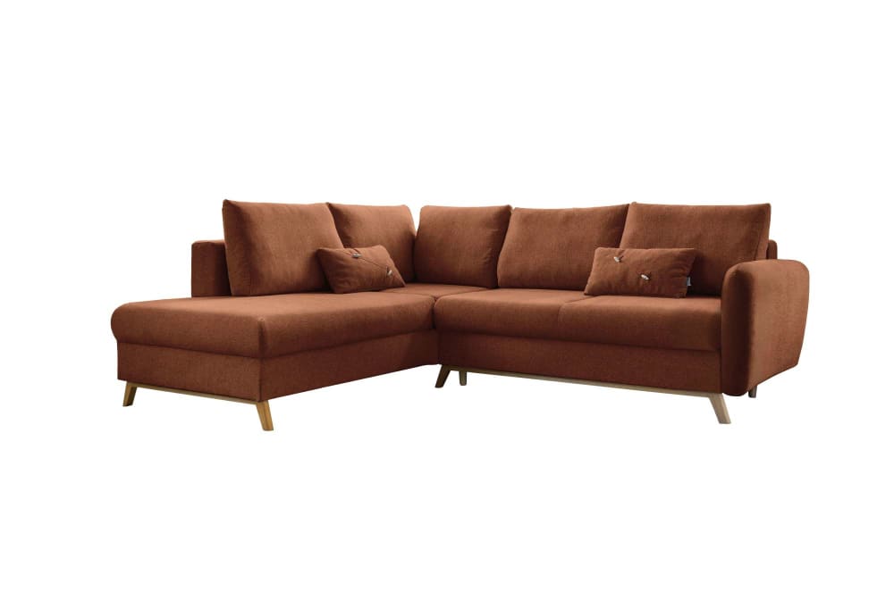 Canapé d'angle 6pl convertible,