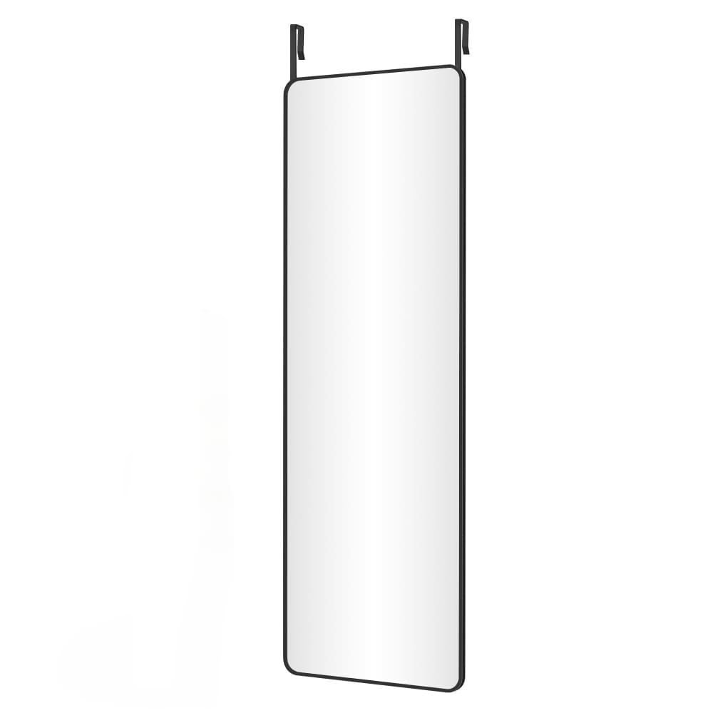 Miroir pleine longueur 120 x 40 cm rectangulaire verre trempé noir