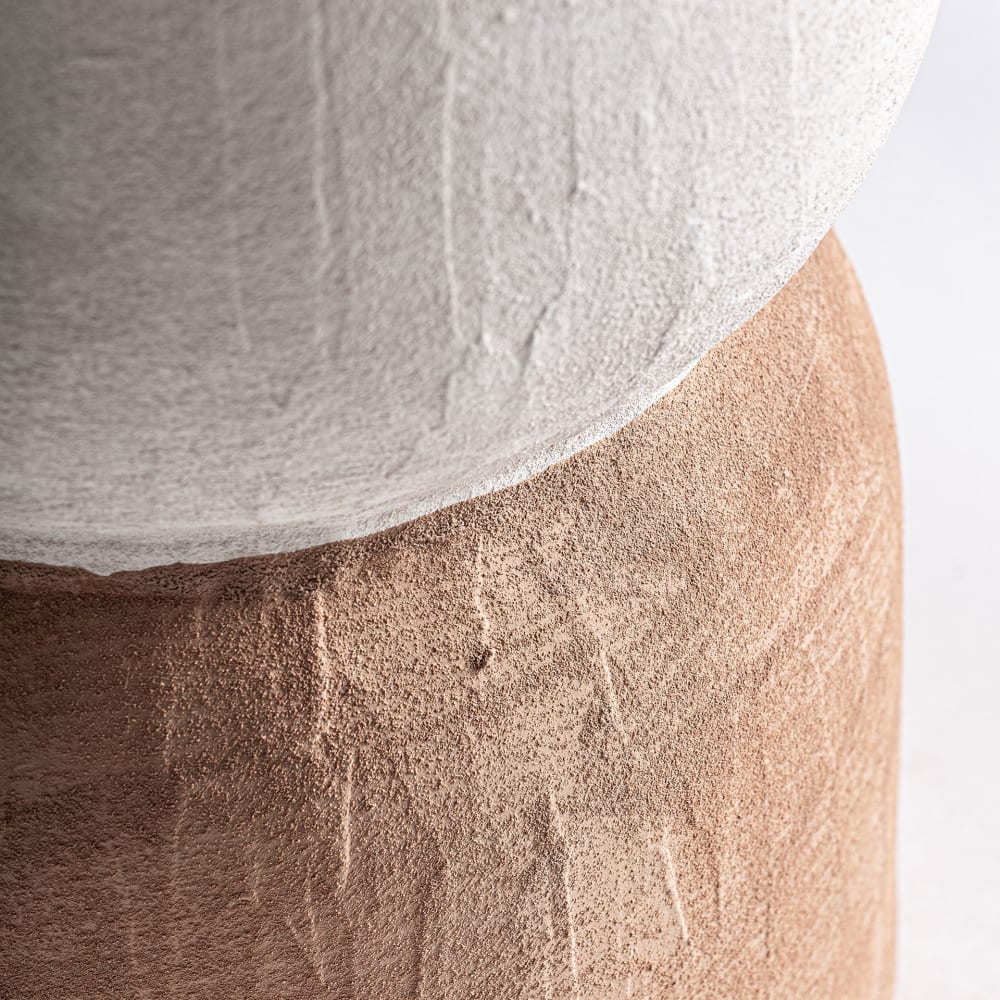 Vase en céramique marron 27x27x50 cm - Maisons du Monde