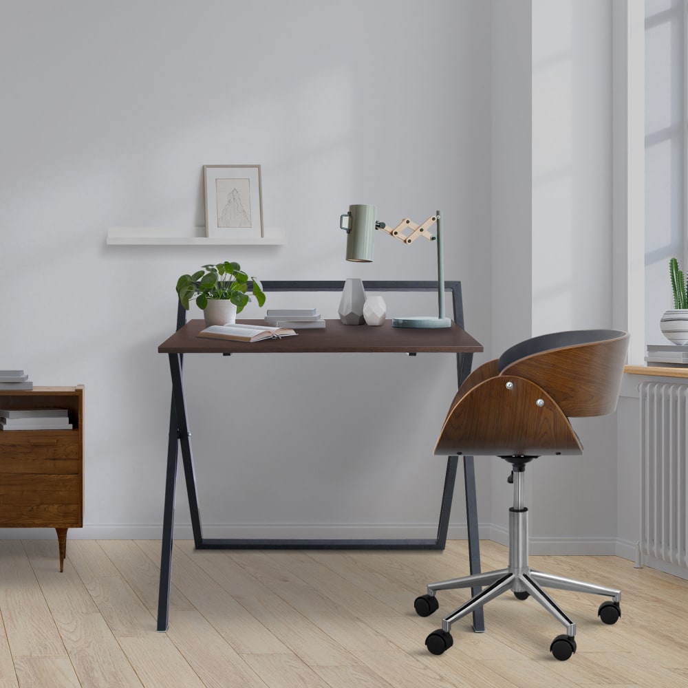 Kompakter Klapptisch aus MDF, schwarz - Maisons Du Monde
