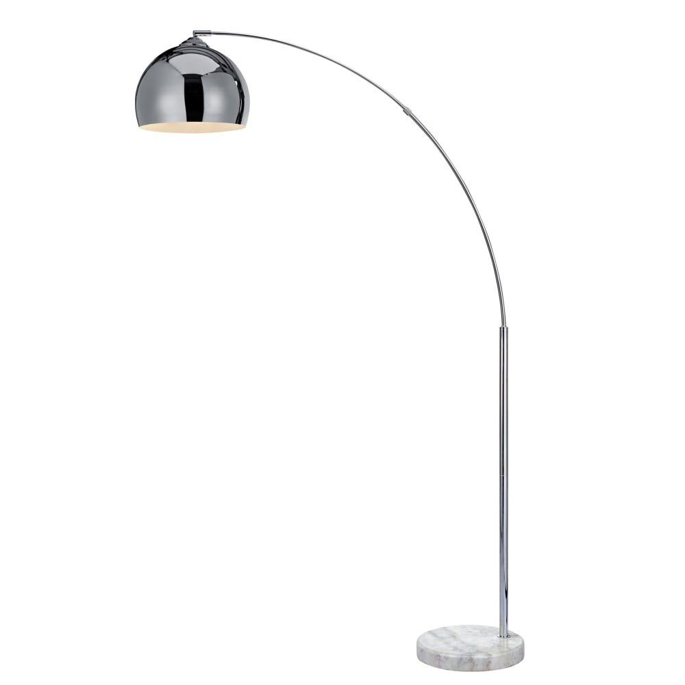Lampadaire arco, Chromé, 170cm