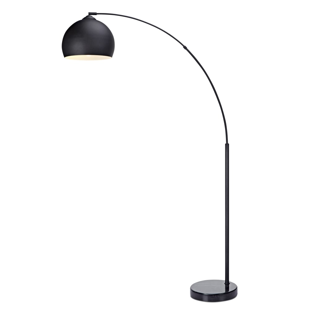Lampadaire arco, Noir, 170cm