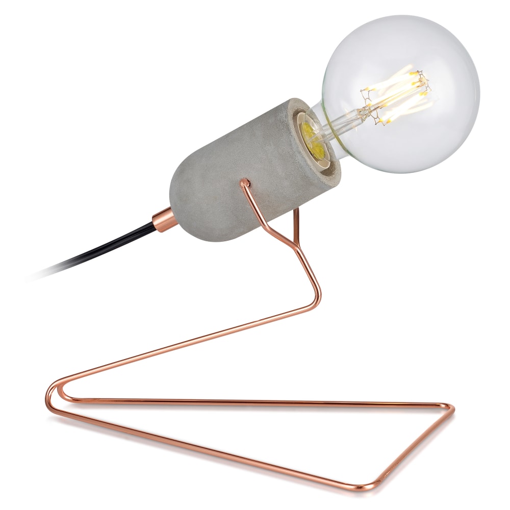 Teamson Schreibtischlampe aus Metall, kompaktes Design, gold - Metall
