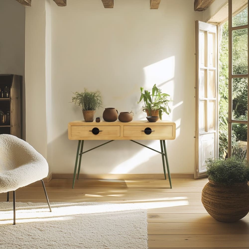 Konsole 2 Schubladen aus Kiefernholz - Maisons Du Monde
