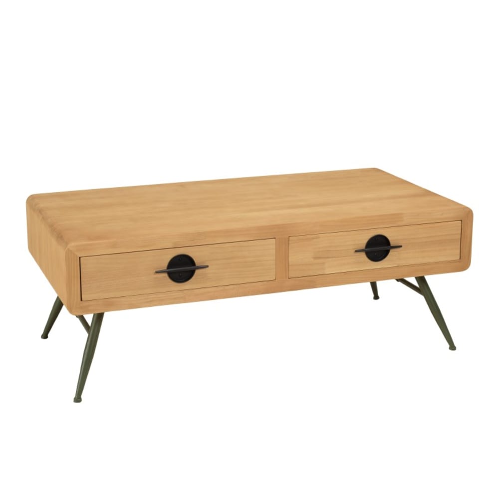 Couchtisch 2 Schubladen Kiefer - Maisons Du Monde