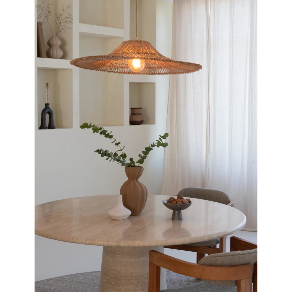 Suspension rotin naturel ø53cm — vue 4