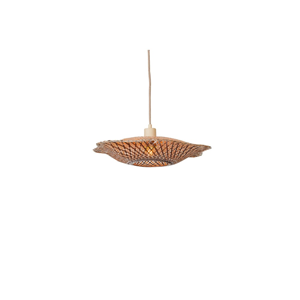 Suspension bambou naturel 215x44x13cm