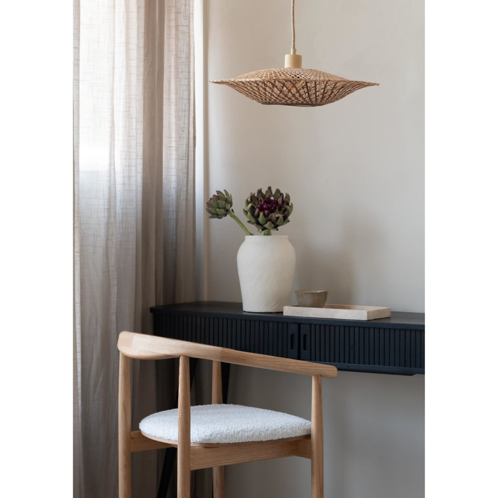 Suspension bambou naturel 215x44x13cm — vue 3