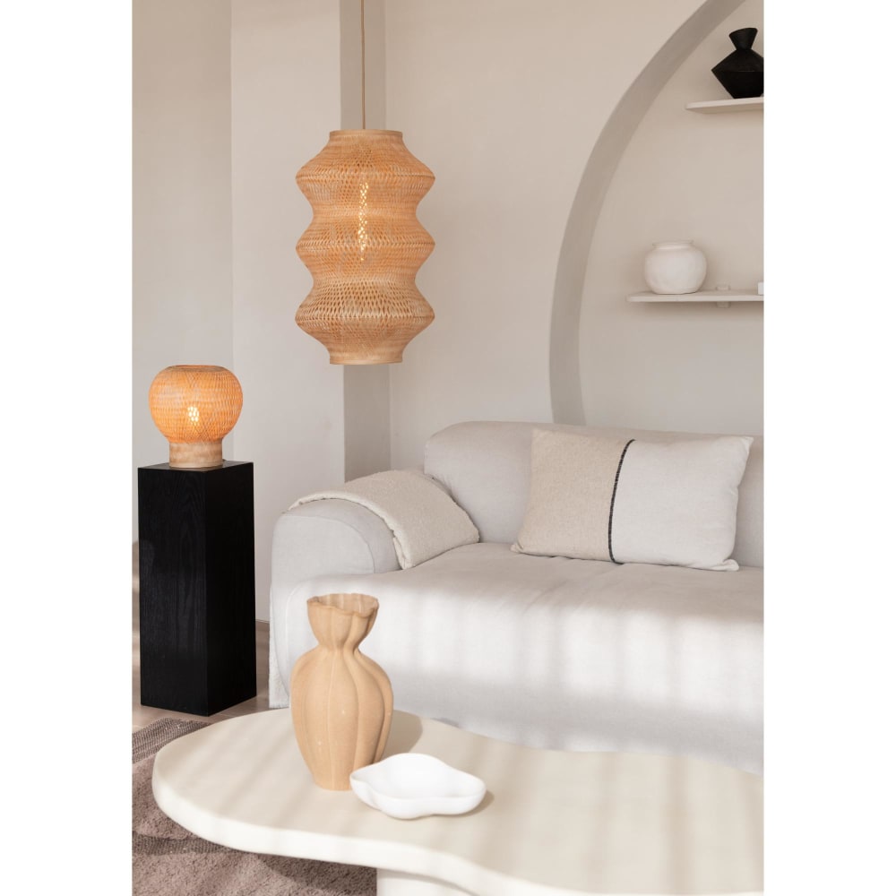 Suspension bambou naturel ø40cm — vue 4