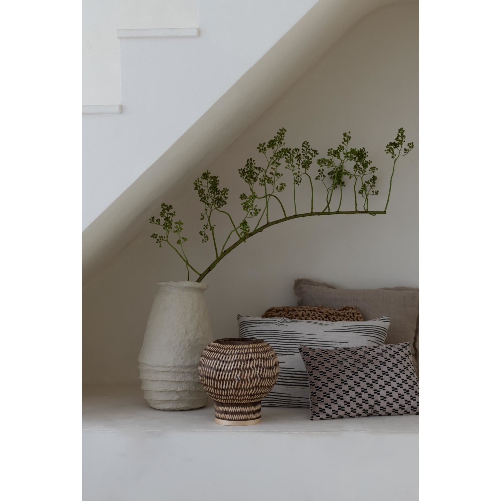 Lampe de table bambou naturel ø25cm — vue 3
