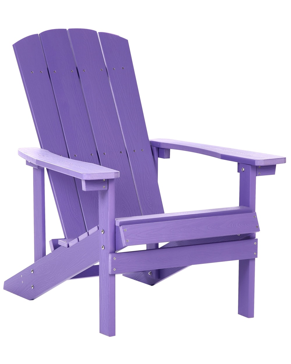 Beliani Gartenstuhl aus Kunststoff 88 cm, violett style vintage - -