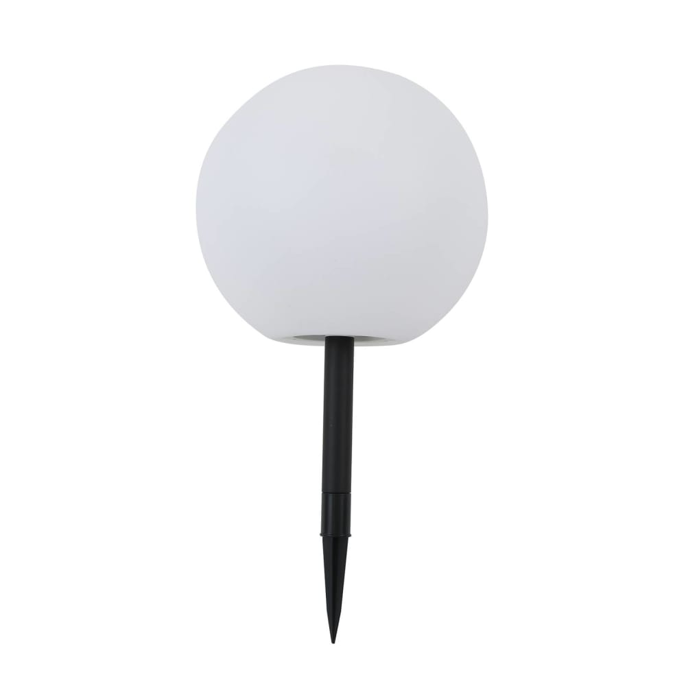 Solarleuchte Aus Kunststoff, Weiß