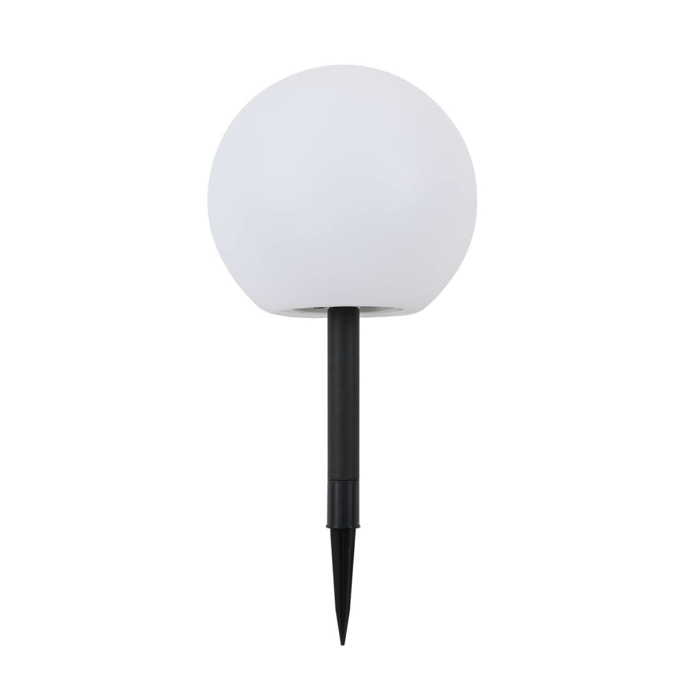 Lampe solaire en plastique blanc