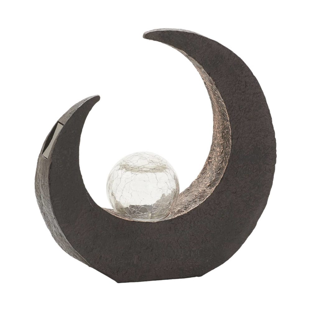Lampe solaire en plastique marron Lampe solaire en plastique marron