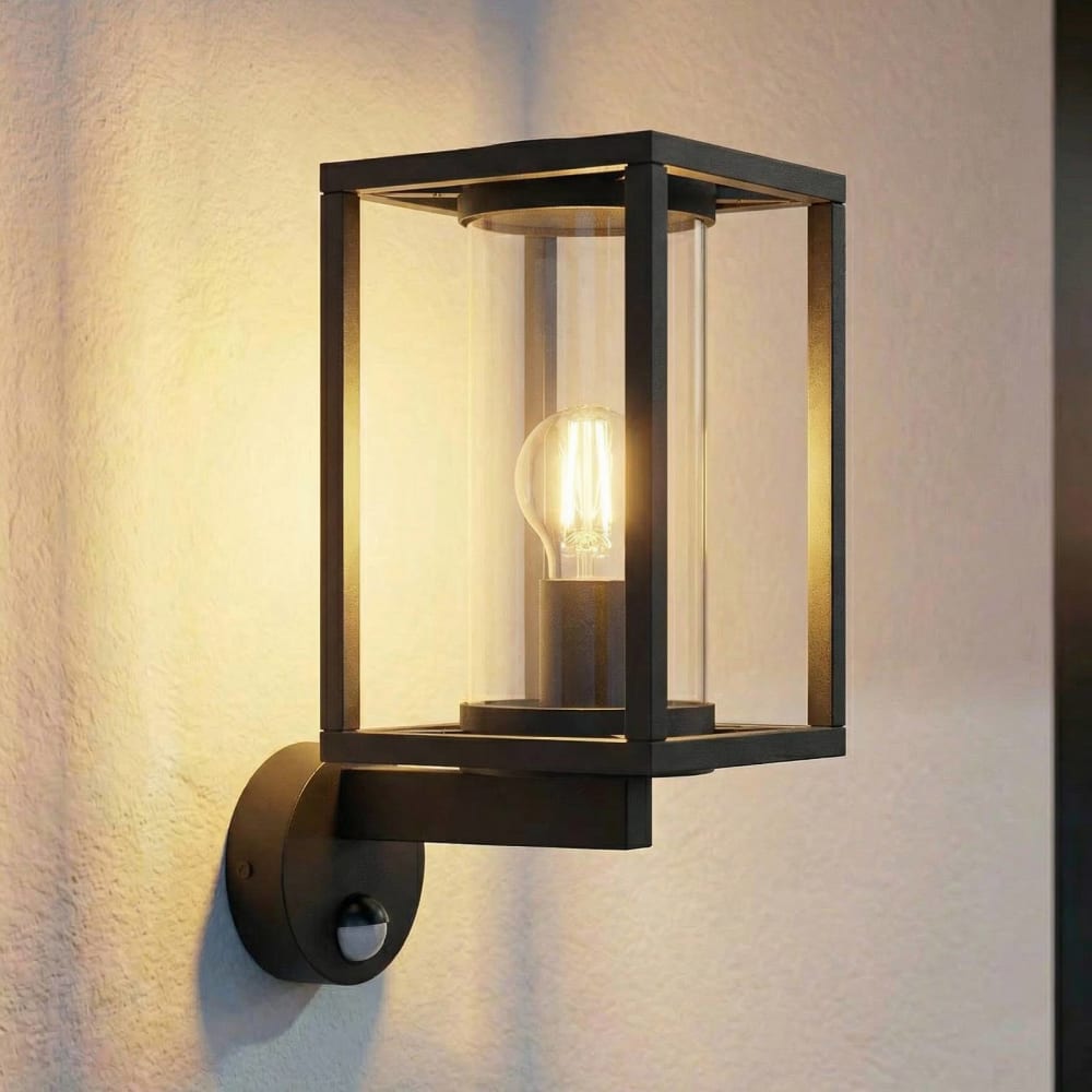 Applique extérieure en Aluminium Noir